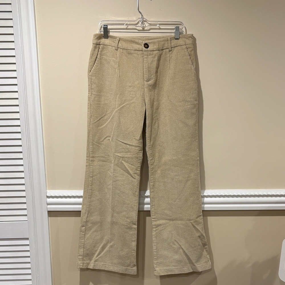 Womens Tan Corduroy Pants